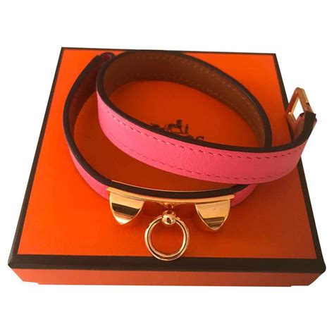 hermes bracelet femme cuir rose|bracelet Hermes femme prix.